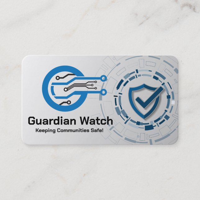 AI Tech | Security | Data Center Business Card (Front)