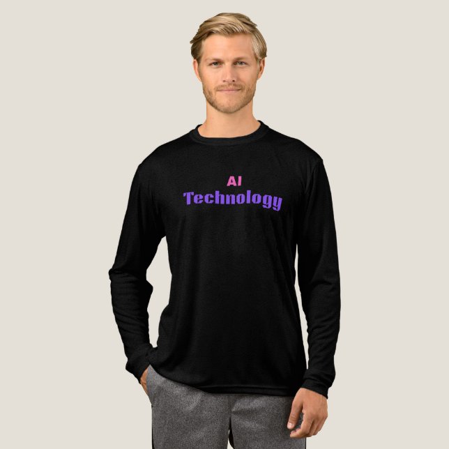 AI Technology Tri-Blend Shirt (Full Front)