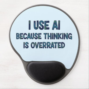 AI Text Gel Mouse Pad