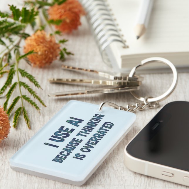 AI Text Keychain (Front Right)