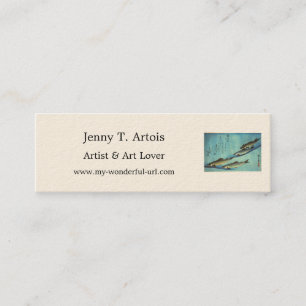 Ai (Trout) - Hiroshige's Color Japanese Fish Print Mini Business Card