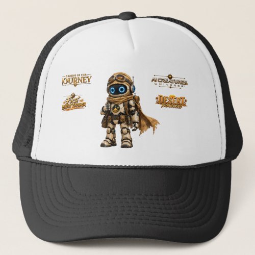 AIC Desert Travelers Robot Explorer Trucker Hat