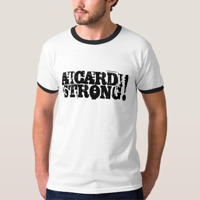 Aicardi Strong Mens Ringer T-Shirt! T-Shirt (Front)
