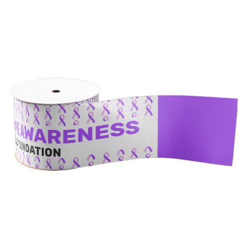 Aicardi Syndrome Awareness Pattern Ribbon