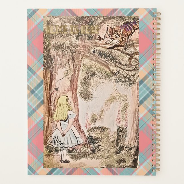 AICE IS HERE STRIPES &PLAID PLANNER (Back)
