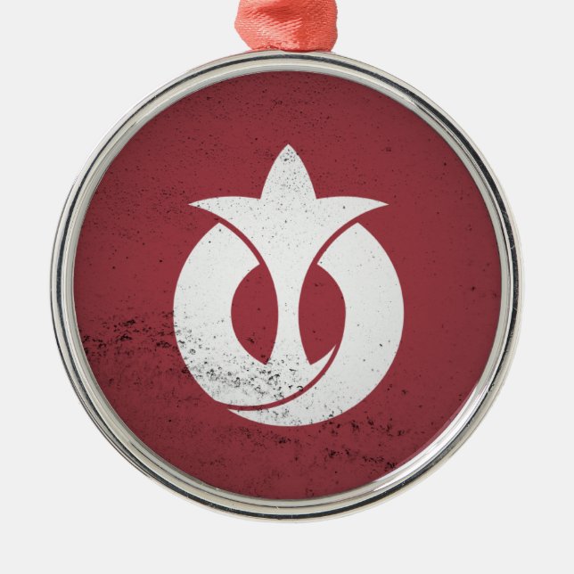 Aichi Prefecture Metal Ornament (Front)