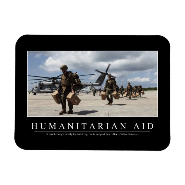 Aid: Inspirational Quote a Magnet (Horizontal)