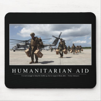 Aid: Inspirational Quote a Mouse Pad