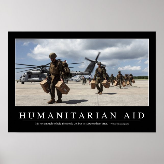 Aid: Inspirational Quote a Poster (Front)