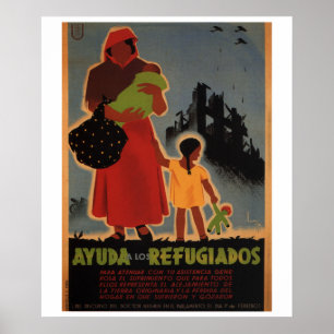 Aid to refugees (1938)_Propaganda Poster