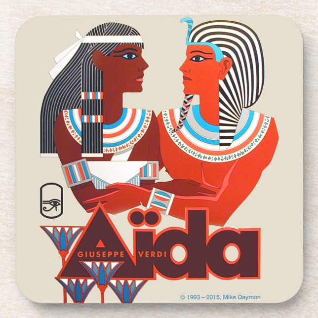 Aïda! Opera Beverage Coaster (Front)