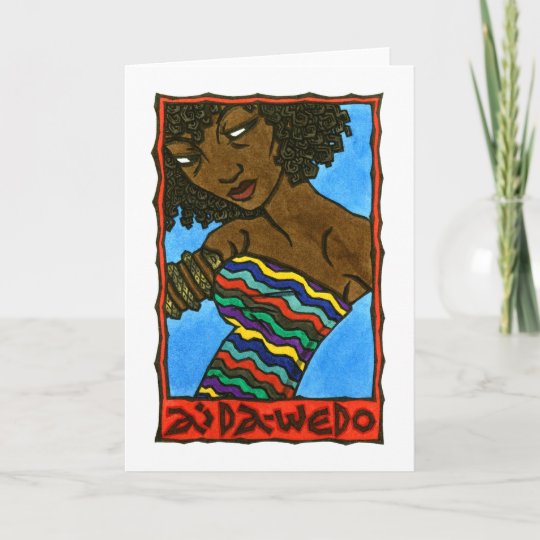 AidaWedo Greeting Card