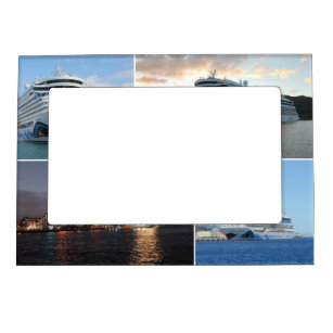 AIDAluna Cruise Ship Collage Magnetic Picture Frame