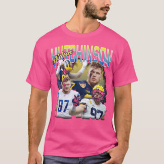 Aidan Hutchinson Retro Collage T-Shirt