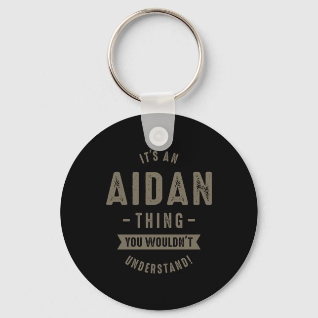 Aidan Name Keychain (Front)