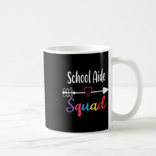 Aide Squad Fun Back To School Teacher Supplies  Coffee Mug