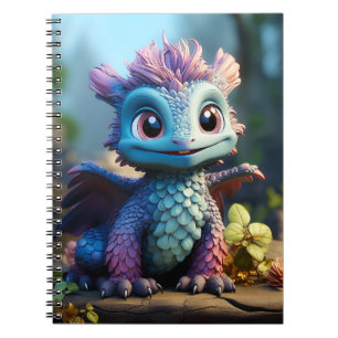 Aiden, a Whimsical Dragon  Notebook