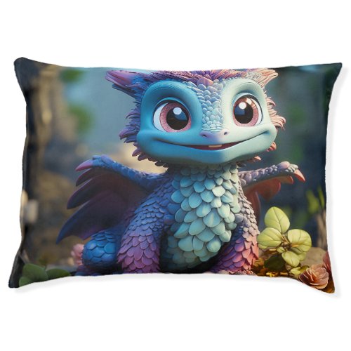 Aiden, a Whimsical Dragon Pet Bed