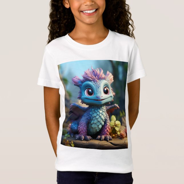 Aiden, a Whimsical Dragon  T-Shirt (Front)