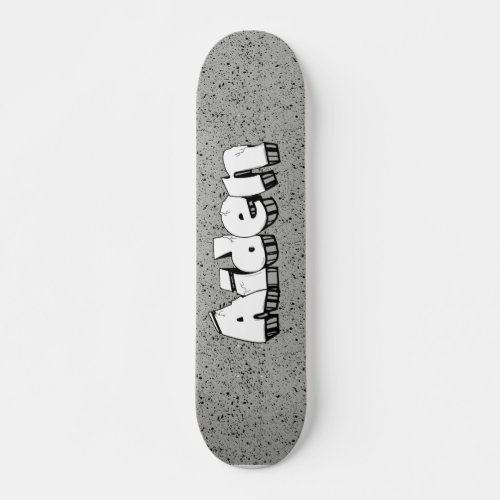 Aiden Graffiti Custom Personalized Cool Skateboard