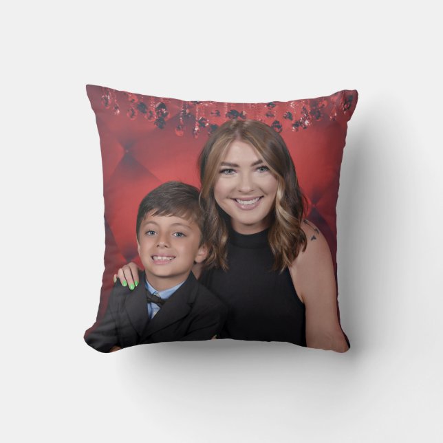 Aiden & Jack Throw Pillow (Front)
