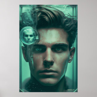 Aiden (With Drawing Board Logo) Poster