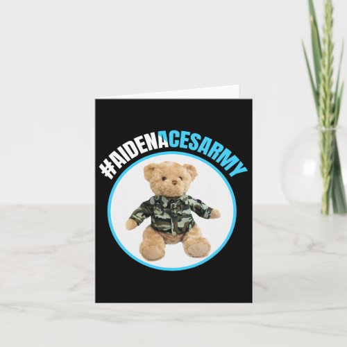 Aidenacesarmy Fight Against Cancer Leukemia Aiden’ Card