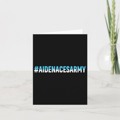 Aidenacesarmy Fight Against Cancer Leukemia Aiden’ Card