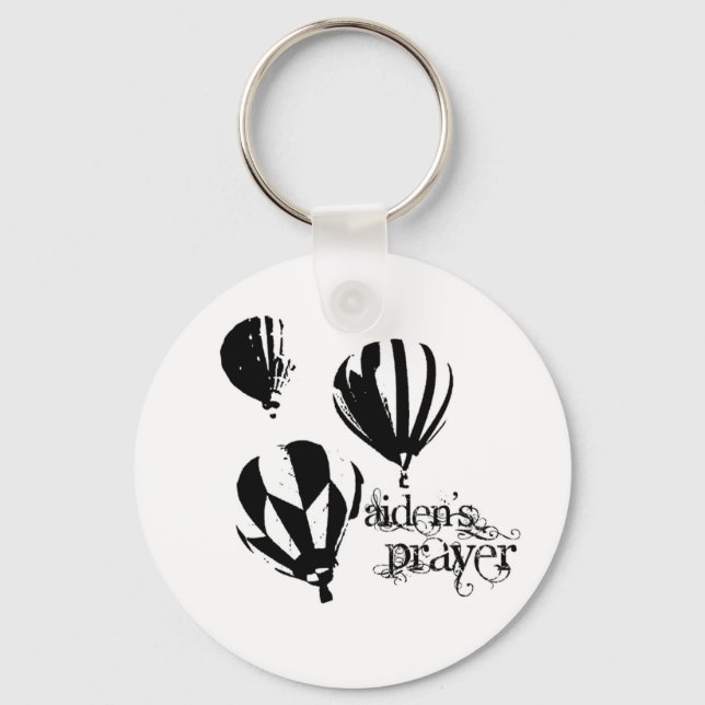 Aiden's Prayer (Hot Air Balloons) Keychain (Front)