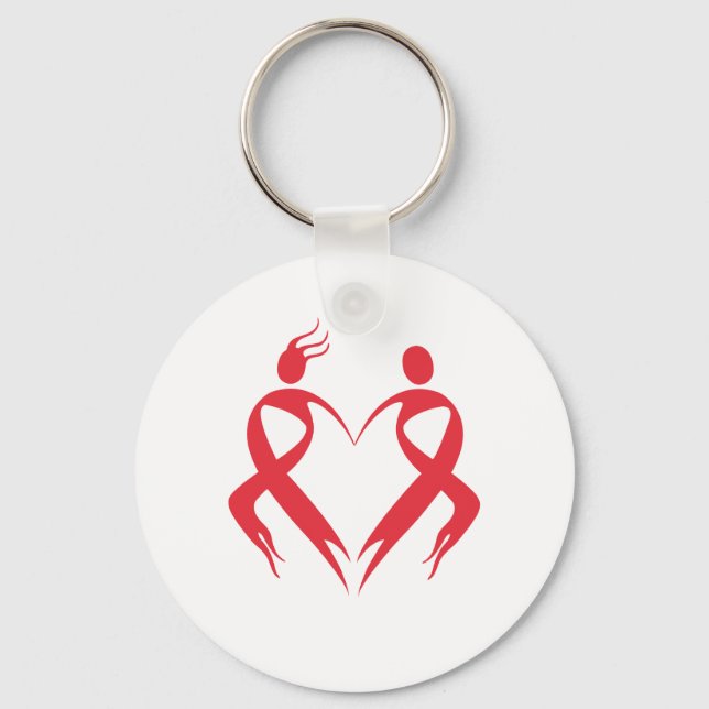 AIDS Emblem Keychain (Front)