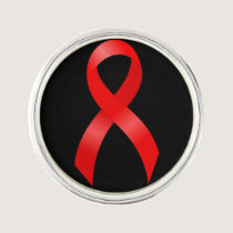 AIDS & HIV | Heart Disease & Stroke - Red Ribbon Lapel Pin
