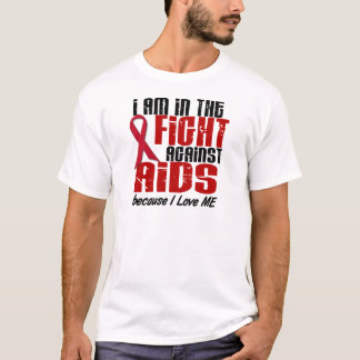 AIDS HIV In The Fight 1 Me T-Shirt