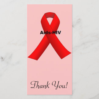 Aids-HIV Thank You Card