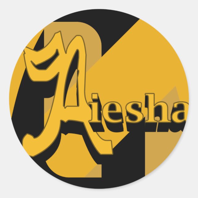 Aiesha Stickers (Front)