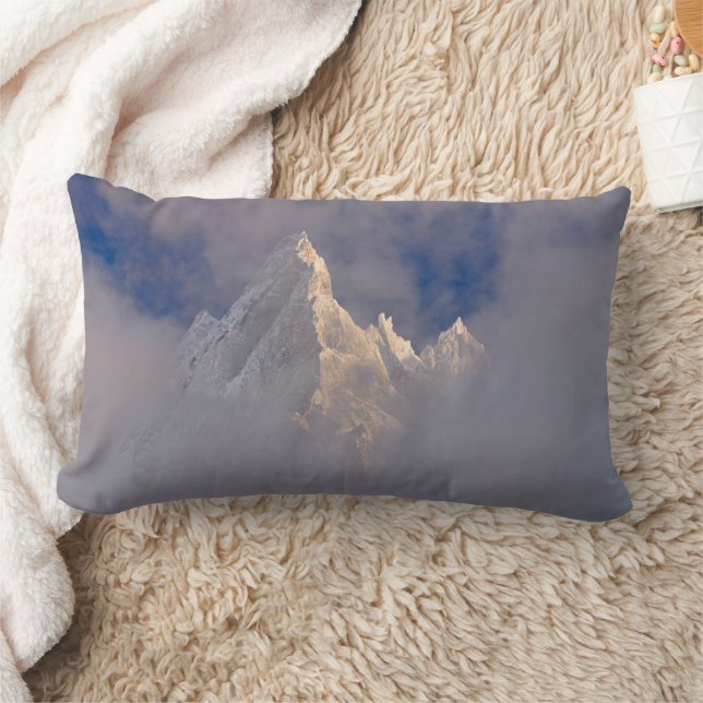 Aiguille de Blaitiere | France Lumbar Pillow (Blanket)