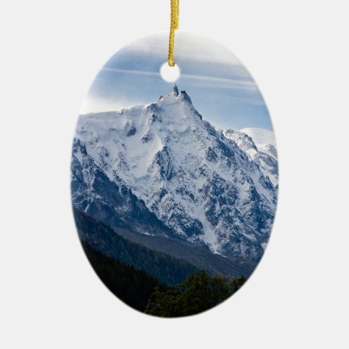 Aiguille du Midi Ceramic Ornament