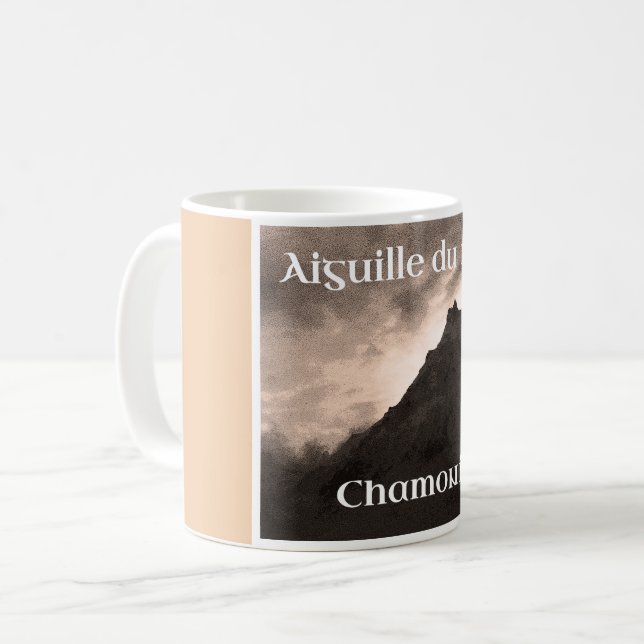 Aiguille du Midi, Mont Blanc Mountain Coffee Mug (Front Left)