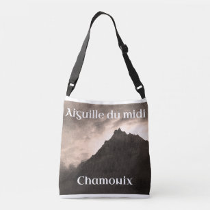 Aiguille du Midi, Mont Blanc Mountain Crossbody Bag