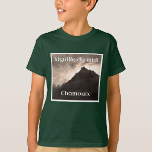Aiguille du Midi, Mont Blanc Mountain T-Shirt