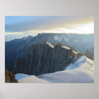 Aiguille du Midi sunrise Chamonix
