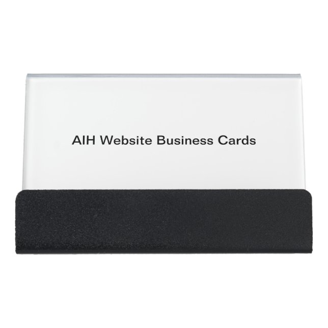 AIH Desk Business Card holder (Front)