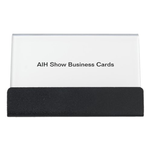 AIH Show Desk Business Card Holder