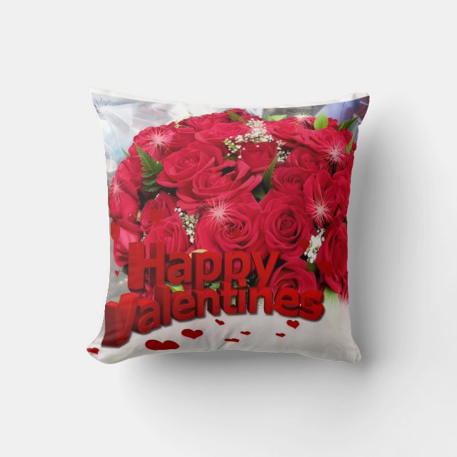 AIH Valentine's Day Throw Pillow (Front)