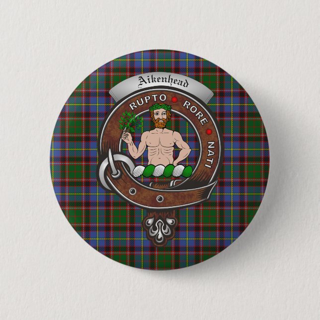 Aikenhead Clan Badge Buttons (Front)