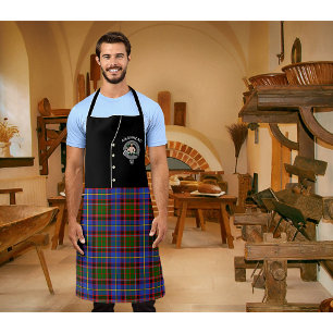 Aikenhead Clan Badge & Tartan Kilt Apron