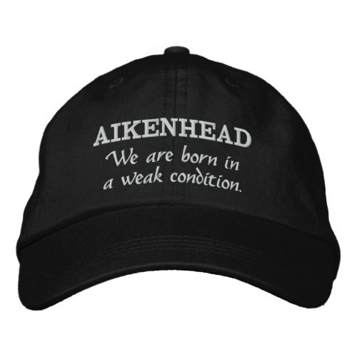 Aikenhead Clan Motto Embroidered Hat