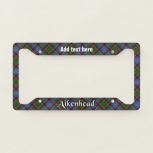 Aikenhead Tartan License Plate Frame