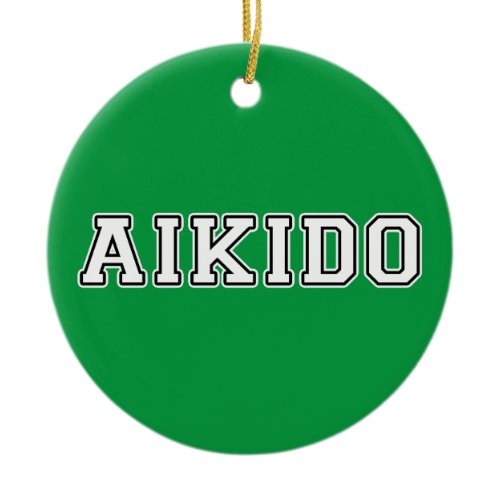 Aikido Ceramic Ornament