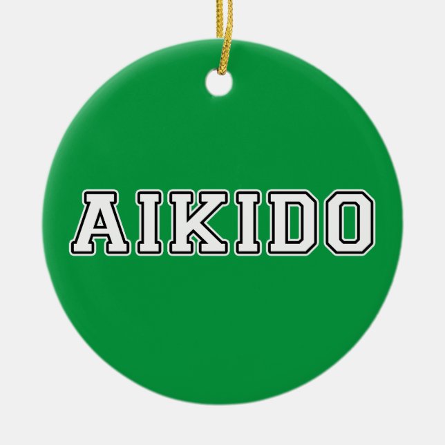 Aikido Ceramic Ornament (Front)