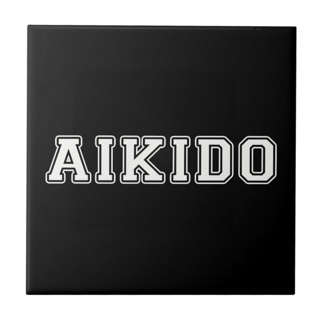 Aikido Ceramic Tile (Front)